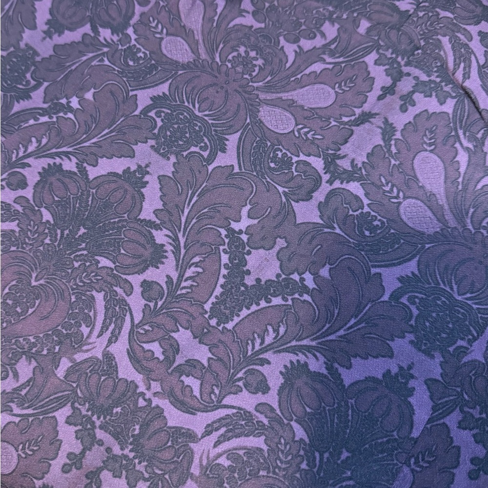 Damask Print Retro Pencil Dress Purple New - Picture 4 of 10